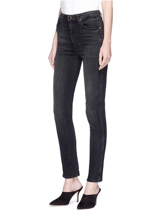 Front View - Click To Enlarge - KHAITE - 'Vanessa' washed skinny jeans
