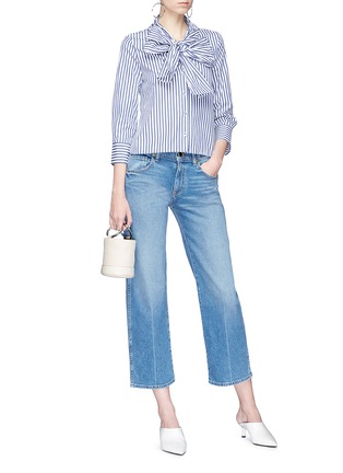 Figure View - Click To Enlarge - KHAITE - 'Wendall' cropped jeans