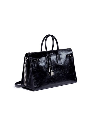 Figure View - Click To Enlarge - SAINT LAURENT - 'Sac de Jour' large leather duffle bag