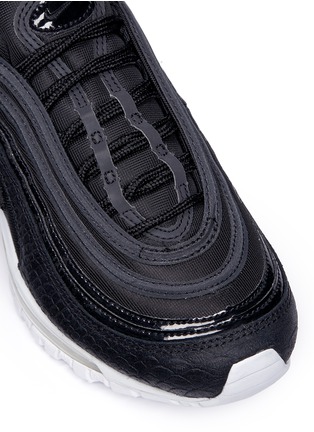 Detail View - Click To Enlarge - NIKE - 'Air Max 97' faux leather piped sneakers