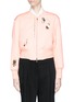 Main View - Click To Enlarge - 3.1 PHILLIP LIM - Petal charm cropped satin bomber jacket