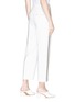 Back View - Click To Enlarge - 3.1 PHILLIP LIM - Satin outseam cropped suiting pants