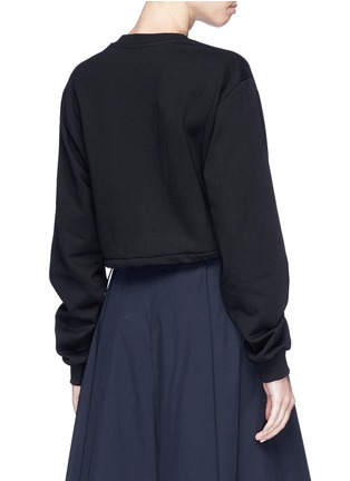 Back View - Click To Enlarge - 3.1 PHILLIP LIM - 'The New Romantics' print cropped sweatshirt
