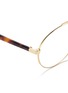 Detail View - Click To Enlarge - SUPER - 'Numero 34 ORO' aviator optical glasses