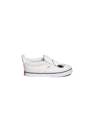 Main View - Click To Enlarge - VANS - x Peanuts 'Classic Slip-on' Snoopy patch toddler skates
