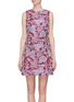 Main View - Click To Enlarge - ALICE & OLIVIA - 'Coley' floral print A-line dress
