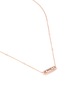 Figure View - Click To Enlarge - MESSIKA - 'Baby Move' diamond 18k rose gold necklace
