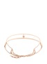 Figure View - Click To Enlarge - MESSIKA - 'Glam'Azone Skinny Pavé' diamond 18k rose gold necklace