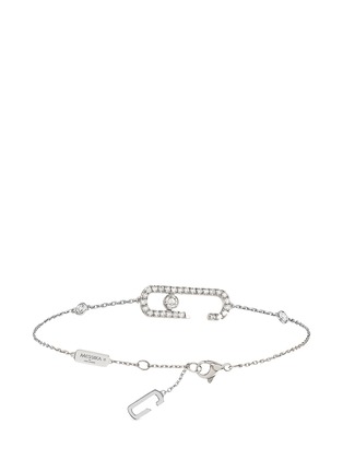 Main View - Click To Enlarge - MESSIKA - x Gigi Hadid 'Move Addiction' Pavé' diamond 18k white gold bracelet