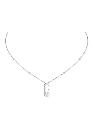 Main View - Click To Enlarge - MESSIKA - x Gigi Hadid 'Move Addiction' diamond 18k white gold necklace
