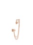 Detail View - Click To Enlarge - MESSIKA - 'Glam'Azone Rock' diamond 18k rose gold earrings
