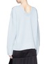 Back View - Click To Enlarge - 3.1 PHILLIP LIM - V-back silk-cotton sweater