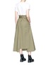 Figure View - Click To Enlarge - 3.1 PHILLIP LIM - T-shirt panel belted paperbag waist midi dress