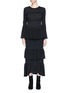 Main View - Click To Enlarge - 3.1 PHILLIP LIM - Ruffle tier smocked cotton maxi dress