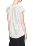 Back View - Click To Enlarge - 3.1 PHILLIP LIM - Stripe panel pleated top