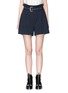 Main View - Click To Enlarge - 3.1 PHILLIP LIM - Belted stripe paperbag utility shorts