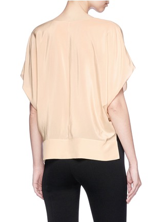 Figure View - Click To Enlarge - MS MIN - V-neck silk top