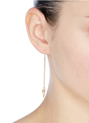 Figure View - Click To Enlarge - ISABEL MARANT ÉTOILE - 'It's All Right' mimatched drop earrings