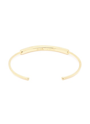 Figure View - Click To Enlarge - ISABEL MARANT ÉTOILE - 'It's All Right' enamelled bar cuff