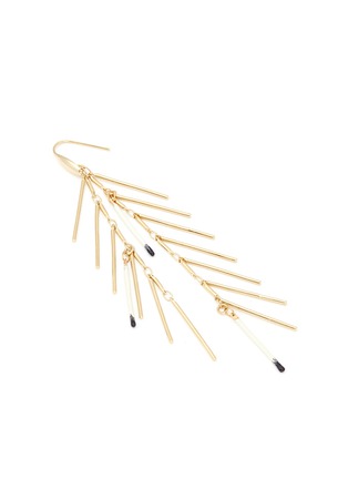 Detail View - Click To Enlarge - ISABEL MARANT ÉTOILE - 'Good Swung' fringe drop earrings