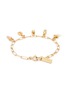 Figure View - Click To Enlarge - ISABEL MARANT ÉTOILE - 'It's All Right' mixed charm chain bracelet