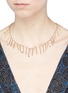 Figure View - Click To Enlarge - ISABEL MARANT ÉTOILE - 'Good Swung' resin bar fringe necklace