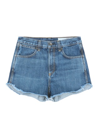 Main View - Click To Enlarge - RAG & BONE - 'Lou' frayed cuff denim shorts