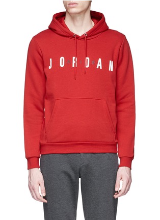 Main View - Click To Enlarge - NIKE - 'Flight Fleece Jordan Air' hoodie