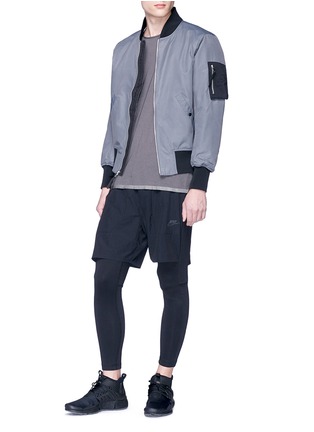 Figure View - Click To Enlarge - NIKE - 'SSNL' layered Tech Fleece jogging pants