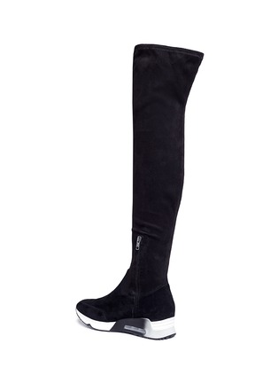 Detail View - Click To Enlarge - ASH - 'Limited' sueded thigh high boots