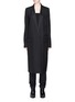 Main View - Click To Enlarge - HAIDER ACKERMANN - 'Classic' ruched back long wool blazer