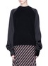 Main View - Click To Enlarge - HAIDER ACKERMANN - Satin sleeve wool-cashmere sweater