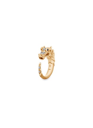 Main View - Click To Enlarge - JOHN HARDY - Diamond sapphire 18k yellow gold naga ring