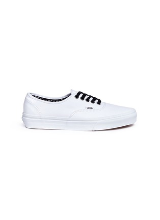Main View - Click To Enlarge - VANS - 'Authentic' canvas unisex sneakers