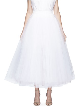 Main View - Click To Enlarge - MATICEVSKI - 'Broadcast' tulle flared skirt