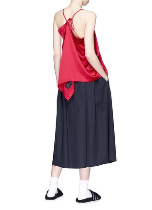 Figure View - Click To Enlarge - Y-3 - Drape back satin camisole top