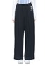 Main View - Click To Enlarge - Y-3 - 'Lux' logo print pleated wide leg sweatpants