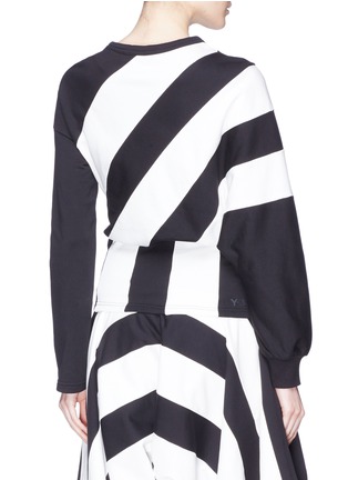 Back View - Click To Enlarge - Y-3 - 'Bold' 3-Stripes sweatshirt