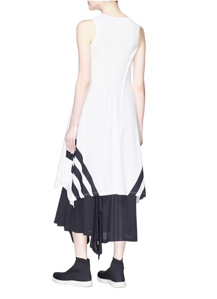 Back View - Click To Enlarge - Y-3 - 3-Stripes tank dress