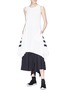 Figure View - Click To Enlarge - Y-3 - 3-Stripes tank dress