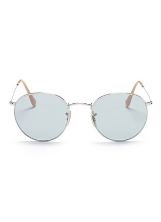 Main View - Click To Enlarge - RAY-BAN - 'RB3447' metal round sunglasses
