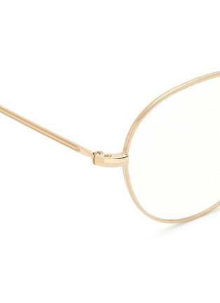 Detail View - Click To Enlarge - RAY-BAN - 'RB3582V' metal round optical glasses