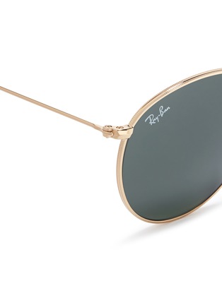 Detail View - Click To Enlarge - RAY-BAN - 'RB3532' round metal folding sunglasses
