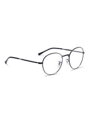 Figure View - Click To Enlarge - RAY-BAN - 'RB3582V' metal round optical glasses
