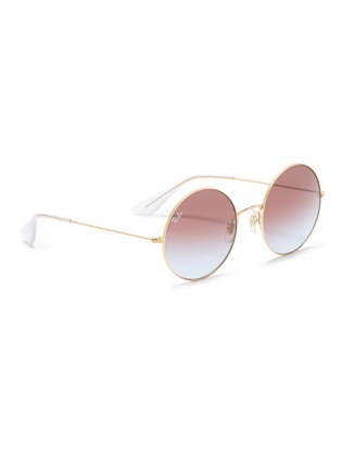 Figure View - Click To Enlarge - RAY-BAN - 'Ja-Jo' metal round sunglasses