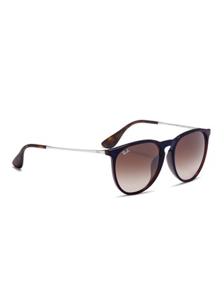 Figure View - Click To Enlarge - RAY-BAN - 'Erika' nylon front metal temple sunglasses