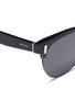 Detail View - Click To Enlarge - PRADA - Acetate brow bar round sunglasses