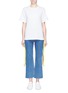 Main View - Click To Enlarge - PORTS 1961 - Stripe sash outseam T-shirt