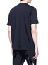Back View - Click To Enlarge - NEIL BARRETT - Reflective square print T-shirt