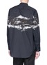 Back View - Click To Enlarge - NEIL BARRETT - Water print shirt
